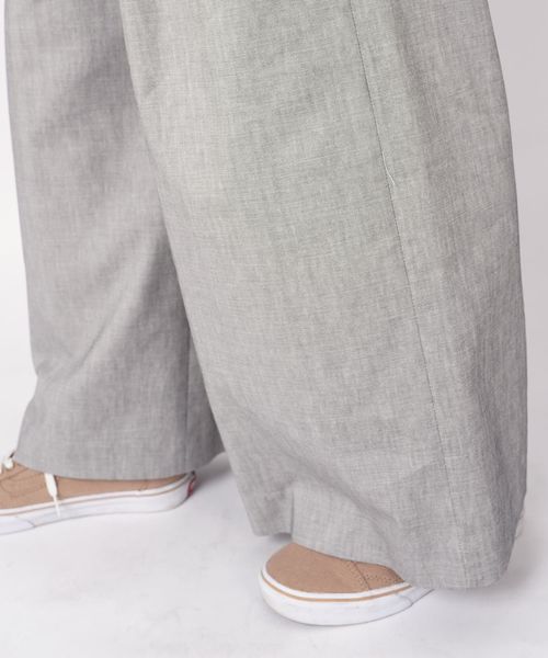 Prefer SHIPS（プリファーシップス）の「Prefer SHIPS:ウエスト配色パンツ◇（その他パンツ・レディース・ライトグレー/ネイビー・36/38）」の3枚目の写真