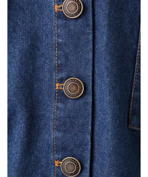 dazzlin（ダズリン）の「バックシャンワークジャケット（ミリタリージャケット・レディース・カーキ/インディゴブルー/ベージュ・FREE）」の18枚目の写真