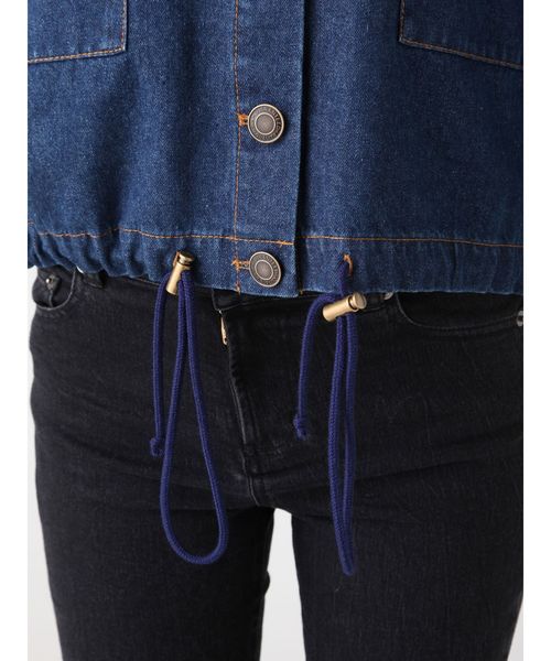 dazzlin（ダズリン）の「バックシャンワークジャケット（ミリタリージャケット・レディース・カーキ/インディゴブルー/ベージュ・FREE）」の17枚目の写真