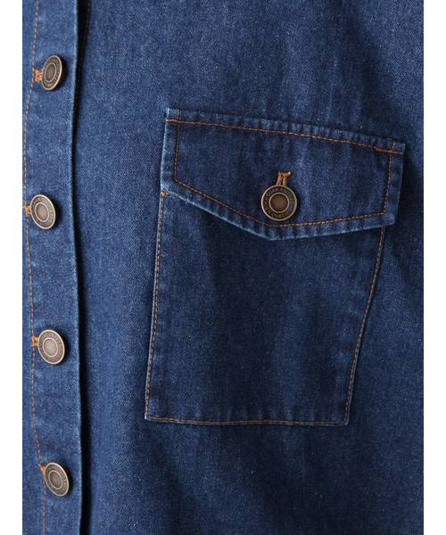 dazzlin（ダズリン）の「バックシャンワークジャケット（ミリタリージャケット・レディース・カーキ/インディゴブルー/ベージュ・FREE）」の16枚目の写真