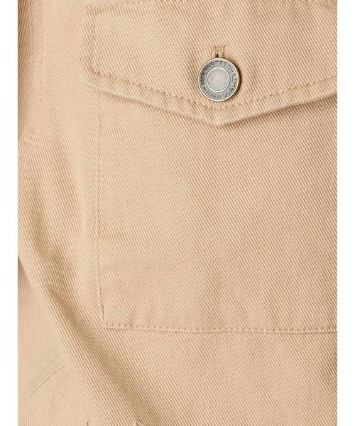 dazzlin（ダズリン）の「バックシャンワークジャケット（ミリタリージャケット・レディース・カーキ/インディゴブルー/ベージュ・FREE）」の11枚目の写真