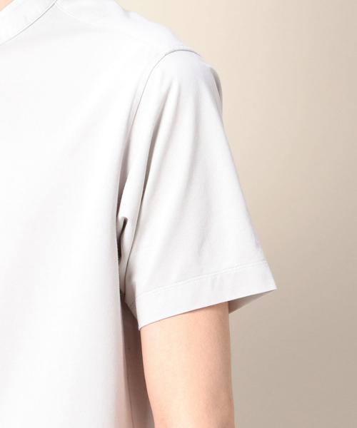 BY COOLMAX カルゼ バンドカラー ポロシャツ BEAUTY&amp;YOUTH UNITED ARROWS（ビューティーアンドユース エディフィス EDIFICE T&frasl;E(ティーイー)