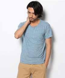HEATHER COLOR C/N POCKET TEE
