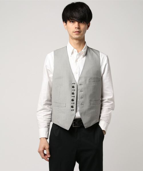 THE SUIT COMPANY（ザ・スーツカンパニー）の「＜FORMAL＞『CERIMONIA』リバーシブルジレ（ベスト・メンズ・グレー系その他・S/M/LL/3L/SS/L）」の4枚目の写真