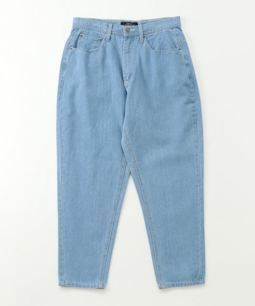 VENCEEXCHANGE（ヴァンスエクスチェンジ）の「10OZデニムバギーテーパードパンツ（デニムパンツ・メンズ・スカイブルー/ブラック/ブルー/ブルー系その他・M/L）」の4枚目の写真