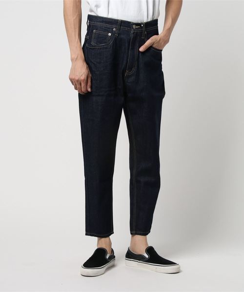 VENCEEXCHANGE（ヴァンスエクスチェンジ）の「10OZデニムバギーテーパードパンツ（デニムパンツ・メンズ・スカイブルー/ブラック/ブルー/ブルー系その他・M/L）」の8枚目の写真