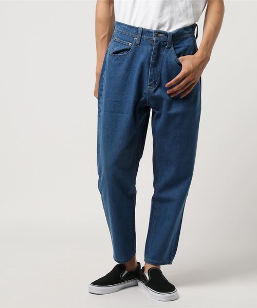 VENCEEXCHANGE（ヴァンスエクスチェンジ）の「10OZデニムバギーテーパードパンツ（デニムパンツ・メンズ・スカイブルー/ブラック/ブルー/ブルー系その他・M/L）」の9枚目の写真