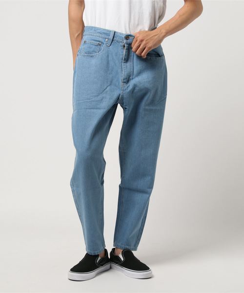 VENCEEXCHANGE（ヴァンスエクスチェンジ）の「10OZデニムバギーテーパードパンツ（デニムパンツ・メンズ・スカイブルー/ブラック/ブルー/ブルー系その他・M/L）」の10枚目の写真