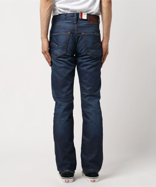 G-STAR RAW（ジースターロゥ）の「3301 Straight Jeans（デニムパンツ・メンズ・ダークインディゴブルー・32inch/30inch/28inch/31inch/29inch/33inch/27inch）」の3枚目の写真