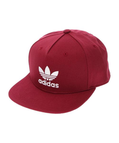 adidas（アディダス）の「adidas AC TREFOIL FLAT CAP（キャップ・レディース・バーガンディー/ネイビー・FREE）」の4枚目の写真
