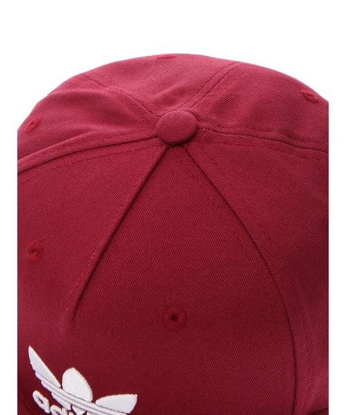 adidas（アディダス）の「adidas AC TREFOIL FLAT CAP（キャップ・レディース・バーガンディー/ネイビー・FREE）」の7枚目の写真