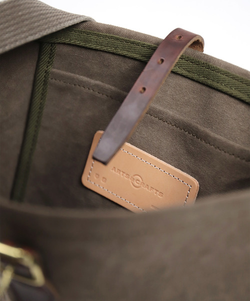 ARTS & CRAFTS（アーツアンドクラフト）の「[ ARTS&CRAFTS ] キャンバスバケット ミニショルダー（ショルダーバッグ・メンズ・オリーブ/アイボリー/タン/ブラック・FREE）」の19枚目の写真