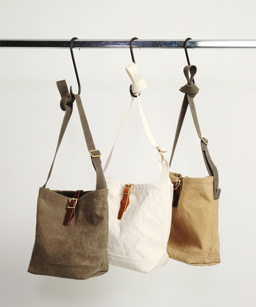 ARTS & CRAFTS（アーツアンドクラフト）の「[ ARTS&CRAFTS ] キャンバスバケット ミニショルダー（ショルダーバッグ・メンズ・オリーブ/アイボリー/タン/ブラック・FREE）」の5枚目の写真