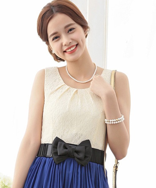 DRESS STAR（ドレス スター）の「フェイクパールネックレス（ネックレス・レディース・ホワイト・フリー）」の4枚目の写真