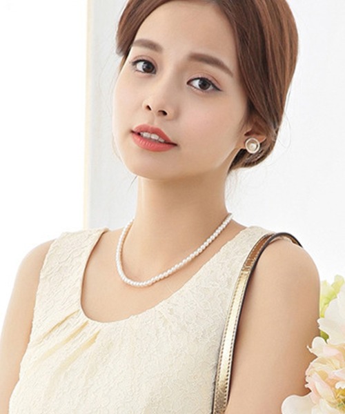 DRESS STAR（ドレス スター）の「フェイクパールネックレス（ネックレス・レディース・ホワイト・フリー）」の6枚目の写真