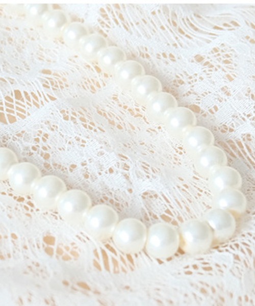 DRESS STAR（ドレス スター）の「フェイクパールネックレス（ネックレス・レディース・ホワイト・フリー）」の7枚目の写真