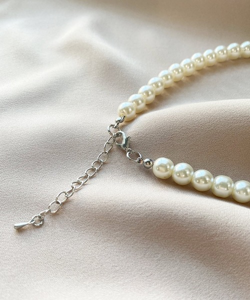 DRESS STAR（ドレス スター）の「フェイクパールネックレス（ネックレス・レディース・ホワイト・フリー）」の12枚目の写真