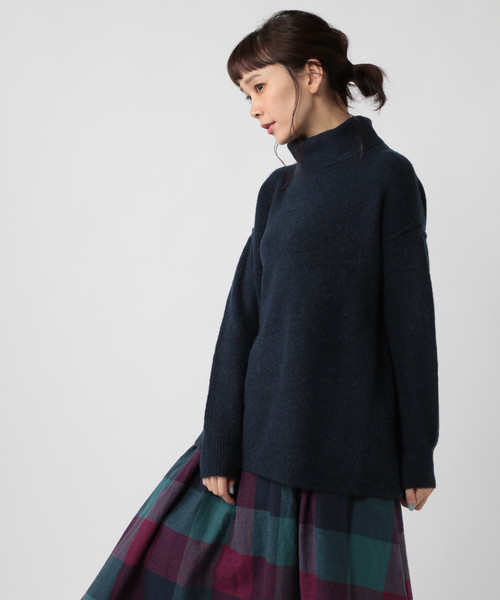 studio CLIP(スタディオクリップ)の「5ゲージアルパカストレッチタートルネックプルオーバー(ニット/セーター)」 WEAR