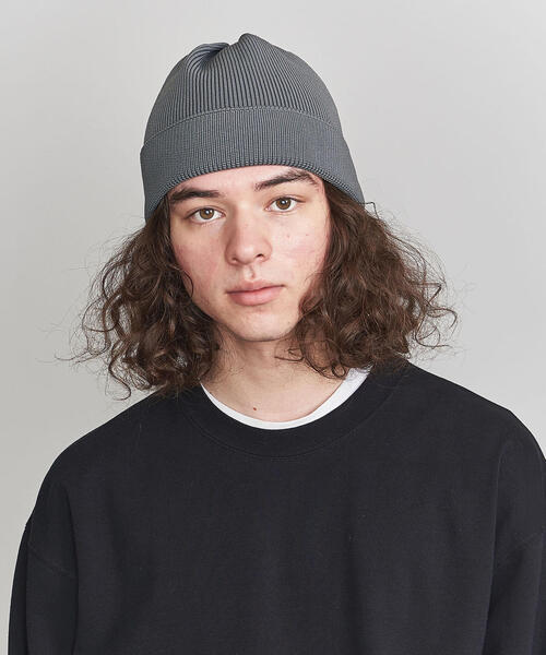 BEAUTY&YOUTH UNITED ARROWS（ビューティーアンドユースユナイテッドアローズ）の「BY テック ワッチ キャップ ◆（ニットキャップ/ビーニー・メンズ・ケリー/ブラック/ダークグレー/ロイヤルブルー・FREE）」の7枚目の写真