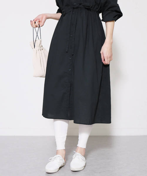 reca（レカ）の「ガウンシャツワンピース（シャツワンピース・レディース・ベージュ/ネイビー/アイボリー/カーキ/イエロー系その他・M）」の18枚目の写真