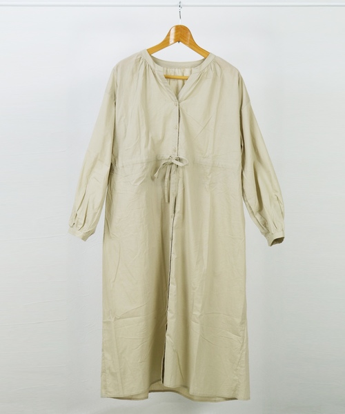 reca（レカ）の「ガウンシャツワンピース（シャツワンピース・レディース・ベージュ/ネイビー/アイボリー/カーキ/イエロー系その他・M）」の21枚目の写真