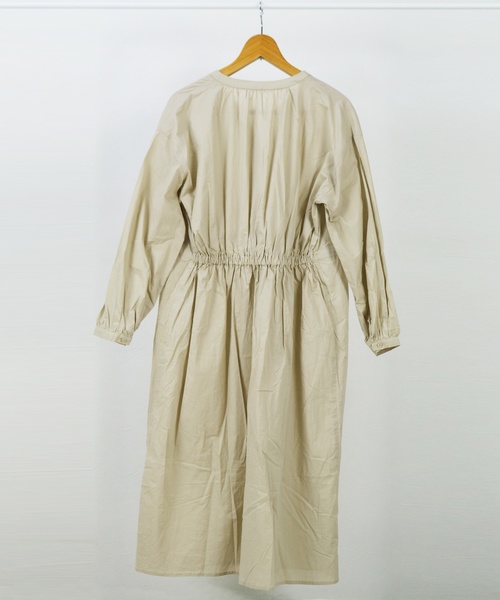 reca（レカ）の「ガウンシャツワンピース（シャツワンピース・レディース・ベージュ/ネイビー/アイボリー/カーキ/イエロー系その他・M）」の22枚目の写真