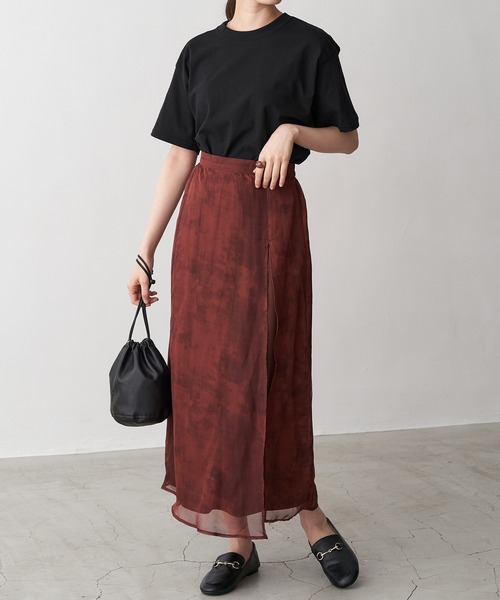 HANES(ヘインズ)の「【Hanes】6.1 oz. Beefy レディース ヘインズ ビーフィー オーバーサイズ クルーネック 半袖 Tシャツ(Tシャツ/カットソー・レディース・ホワイト/ブラック/マルーン/グリーン系その他/ヘザーチャコール/グレー/ブラウン系その他/パープル/ネイビー・S/M/L)」の19枚目の写真