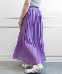 clear | スラブギャザーロングスカート(スカート)