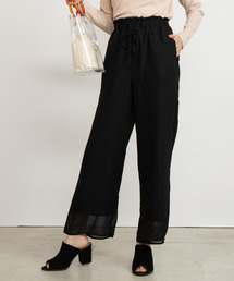 WEGO | WEGO/シアーパターンワイドパンツ(スラックス)