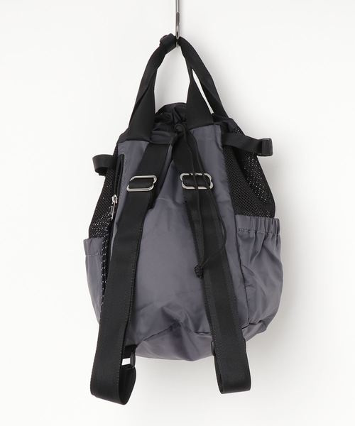 FREDRIK PACKERS(フレドリックパッカーズ)の「【 FREDRIK PACKERS / フレドリックパッカーズ 】 # -salle de bal限定ワッペン- 2way COLUMN トートバッグ/バックパック/リュック(バックパック/リュック・レディース・チャコールグレー/ブラック・FREE)」の3枚目の写真