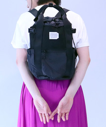 FREDRIK PACKERS（フレドリックパッカーズ）の「【 FREDRIK PACKERS / フレドリックパッカーズ 】 # -salle de bal限定ワッペン-　２way COLUMN　トートバッグ/バックパック/リュック（バックパック/リュック・レディース）」