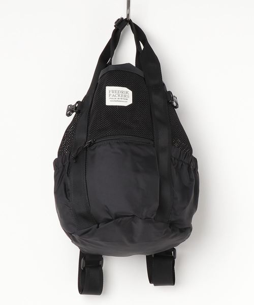 FREDRIK PACKERS(フレドリックパッカーズ)の「【 FREDRIK PACKERS / フレドリックパッカーズ 】 # -salle de bal限定ワッペン- 2way COLUMN トートバッグ/バックパック/リュック(バックパック/リュック・レディース・チャコールグレー/ブラック・FREE)」の6枚目の写真