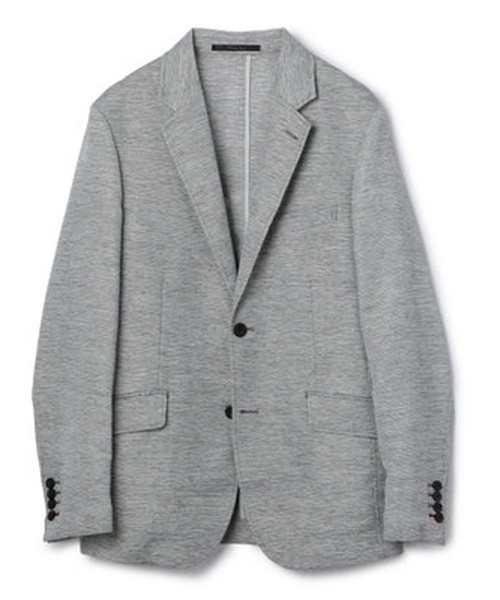 MEN'S BIGI(メンズビギ)の「カラミ織りストレッチジャケット(テーラードジャケット・メンズ・ネイビー/グレー・S/M/L/LL)」の1枚目の写真