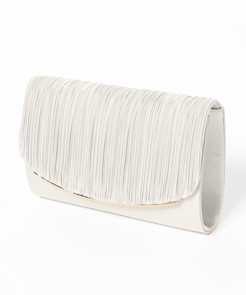 GLOBAL WORK(グローバルワーク)の「メタルバーサテンクラッチ【MATINEE LINE】/851886(クラッチバッグ・レディース・ネイビー/ライトグレー/ブラック/ベージュ・FREE)」の6枚目の写真