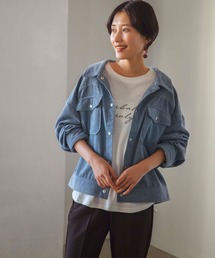 Gジャン風コーデュロイジャケット
