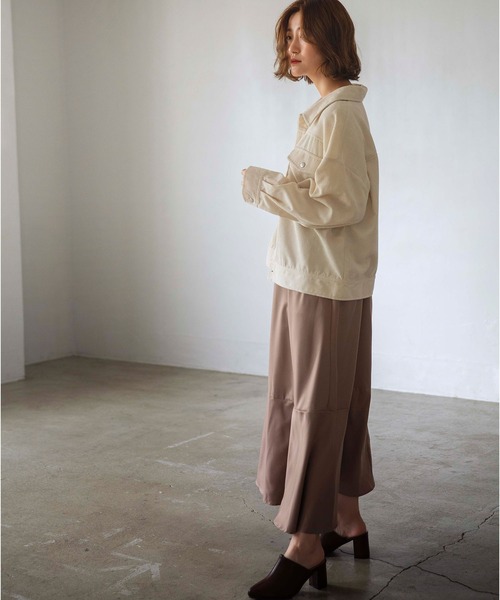 GeeRA(ジーラ)の「Gジャン風コーデュロイジャケット(その他アウター・レディース・ベージュ/ピンク/ブルー・MEDIUM/LARGE/X-LARGE)」の17枚目の写真