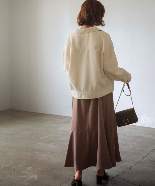 GeeRA(ジーラ)の「Gジャン風コーデュロイジャケット(その他アウター・レディース・ベージュ/ピンク/ブルー・MEDIUM/LARGE/X-LARGE)」の16枚目の写真