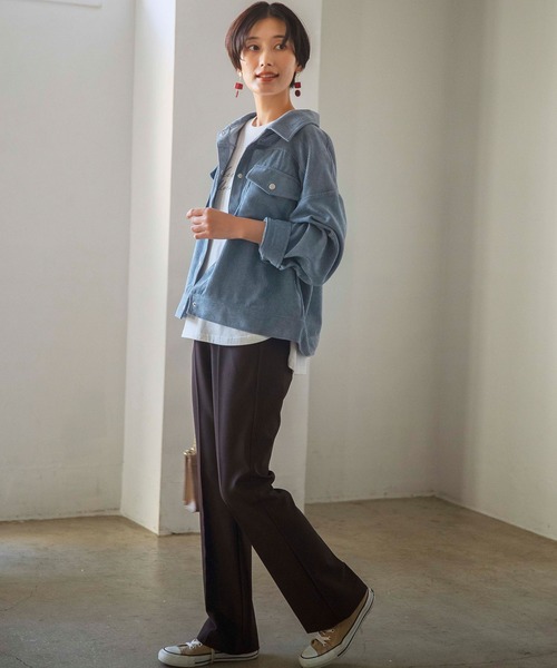 GeeRA(ジーラ)の「Gジャン風コーデュロイジャケット(その他アウター・レディース・ベージュ/ピンク/ブルー・MEDIUM/LARGE/X-LARGE)」の12枚目の写真