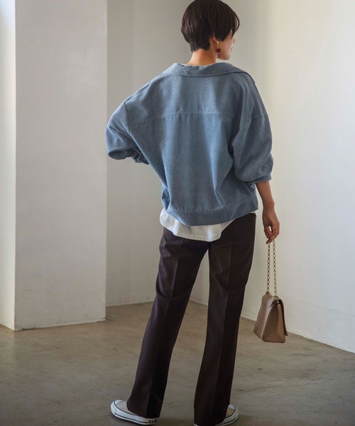 GeeRA(ジーラ)の「Gジャン風コーデュロイジャケット(その他アウター・レディース・ベージュ/ピンク/ブルー・MEDIUM/LARGE/X-LARGE)」の11枚目の写真