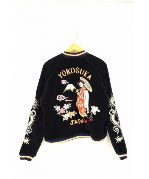 ブランド古着】90年代 振り向き舞妓/別珍 リバーシブルスカジャン