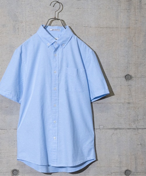 Candy Fantasy(キャンディーファンタジー)の「【a】ライトオックス ボタンダウン半袖シャツ(シャツ/ブラウス・メンズ・ホワイト/ネイビー/グレー/カーキ/サックスブルー/ピンク/ホワイト系その他2/ブラック系その他2/ブルー系その他3/ブルー系その他2/ベージュ/ブラック/マルチ/イエロー/サックスブルー系/ライトグリーン・MEDIUM/LARGE/X-LARGE)」の13枚目の写真