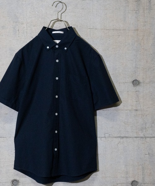 Candy Fantasy(キャンディーファンタジー)の「【a】ライトオックス ボタンダウン半袖シャツ(シャツ/ブラウス・メンズ・ホワイト/ネイビー/グレー/カーキ/サックスブルー/ピンク/ホワイト系その他2/ブラック系その他2/ブルー系その他3/ブルー系その他2/ベージュ/ブラック/マルチ/イエロー/サックスブルー系/ライトグリーン・MEDIUM/LARGE/X-LARGE)」の9枚目の写真