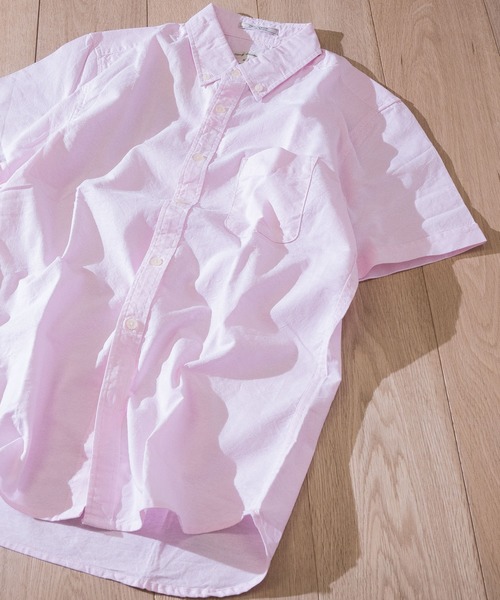 Candy Fantasy(キャンディーファンタジー)の「【a】ライトオックス ボタンダウン半袖シャツ(シャツ/ブラウス・メンズ・ホワイト/ネイビー/グレー/カーキ/サックスブルー/ピンク/ホワイト系その他2/ブラック系その他2/ブルー系その他3/ブルー系その他2/ベージュ/ブラック/マルチ/イエロー/サックスブルー系/ライトグリーン・MEDIUM/LARGE/X-LARGE)」の15枚目の写真
