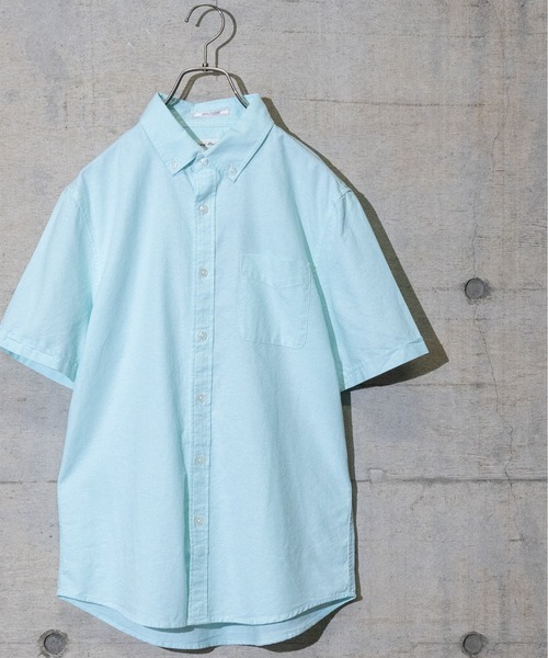 Candy Fantasy(キャンディーファンタジー)の「【a】ライトオックス ボタンダウン半袖シャツ(シャツ/ブラウス・メンズ・ホワイト/ネイビー/グレー/カーキ/サックスブルー/ピンク/ホワイト系その他2/ブラック系その他2/ブルー系その他3/ブルー系その他2/ベージュ/ブラック/マルチ/イエロー/サックスブルー系/ライトグリーン・MEDIUM/LARGE/X-LARGE)」の8枚目の写真