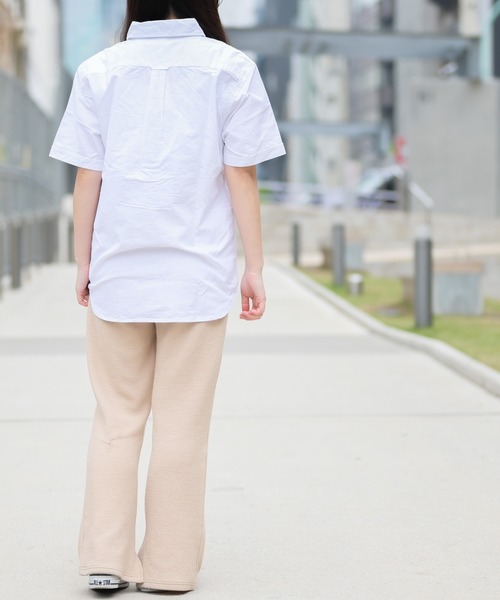 Candy Fantasy(キャンディーファンタジー)の「【a】ライトオックス ボタンダウン半袖シャツ(シャツ/ブラウス・メンズ・ホワイト/ネイビー/グレー/カーキ/サックスブルー/ピンク/ホワイト系その他2/ブラック系その他2/ブルー系その他3/ブルー系その他2/ベージュ/ブラック/マルチ/イエロー/サックスブルー系/ライトグリーン・MEDIUM/LARGE/X-LARGE)」の20枚目の写真