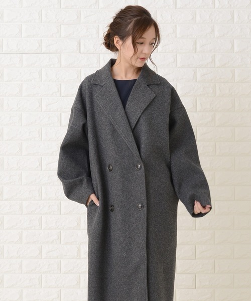 ゆったりチェスターコート（チェスターコート）｜Lace Ladies（レース