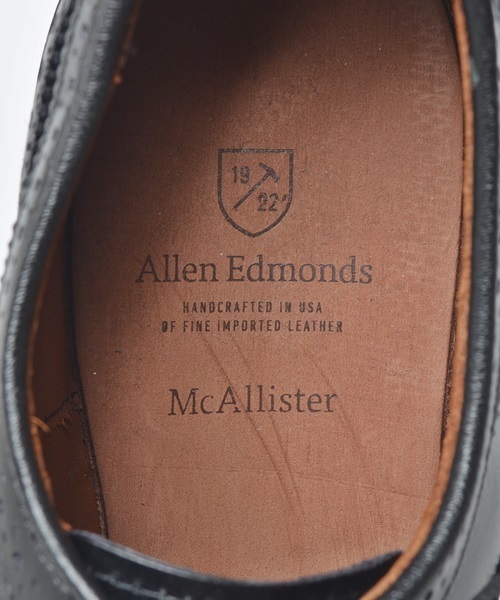Allen Edmonds(アレンエドモンズ)の「Allen Edmonds: 【McAllister】 ウィングチップ シューズ■(ドレスシューズ・メンズ・ブラック/ワインレッド・80/70/75/65/90/85)」の10枚目の写真