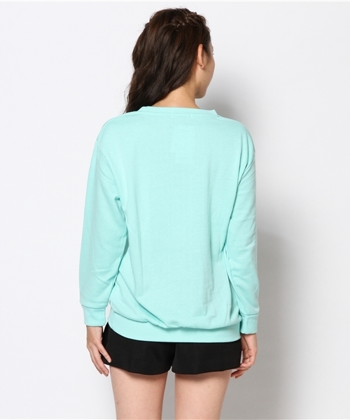 WEGO(ウィゴー)の「WEGO/ボックスロゴBIGスウェット(スウェット・レディース・オフホワイト/ブラック/グリーン系その他/ライトパープル・FREE)」の9枚目の写真