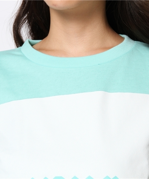 WEGO(ウィゴー)の「WEGO/ボックスロゴBIGスウェット(スウェット・レディース・オフホワイト/ブラック/グリーン系その他/ライトパープル・FREE)」の10枚目の写真