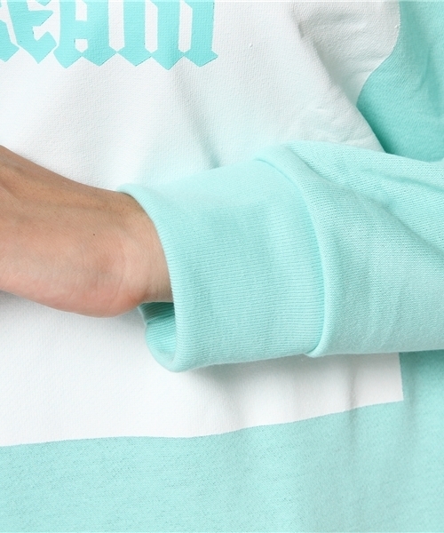 WEGO(ウィゴー)の「WEGO/ボックスロゴBIGスウェット(スウェット・レディース・オフホワイト/ブラック/グリーン系その他/ライトパープル・FREE)」の11枚目の写真